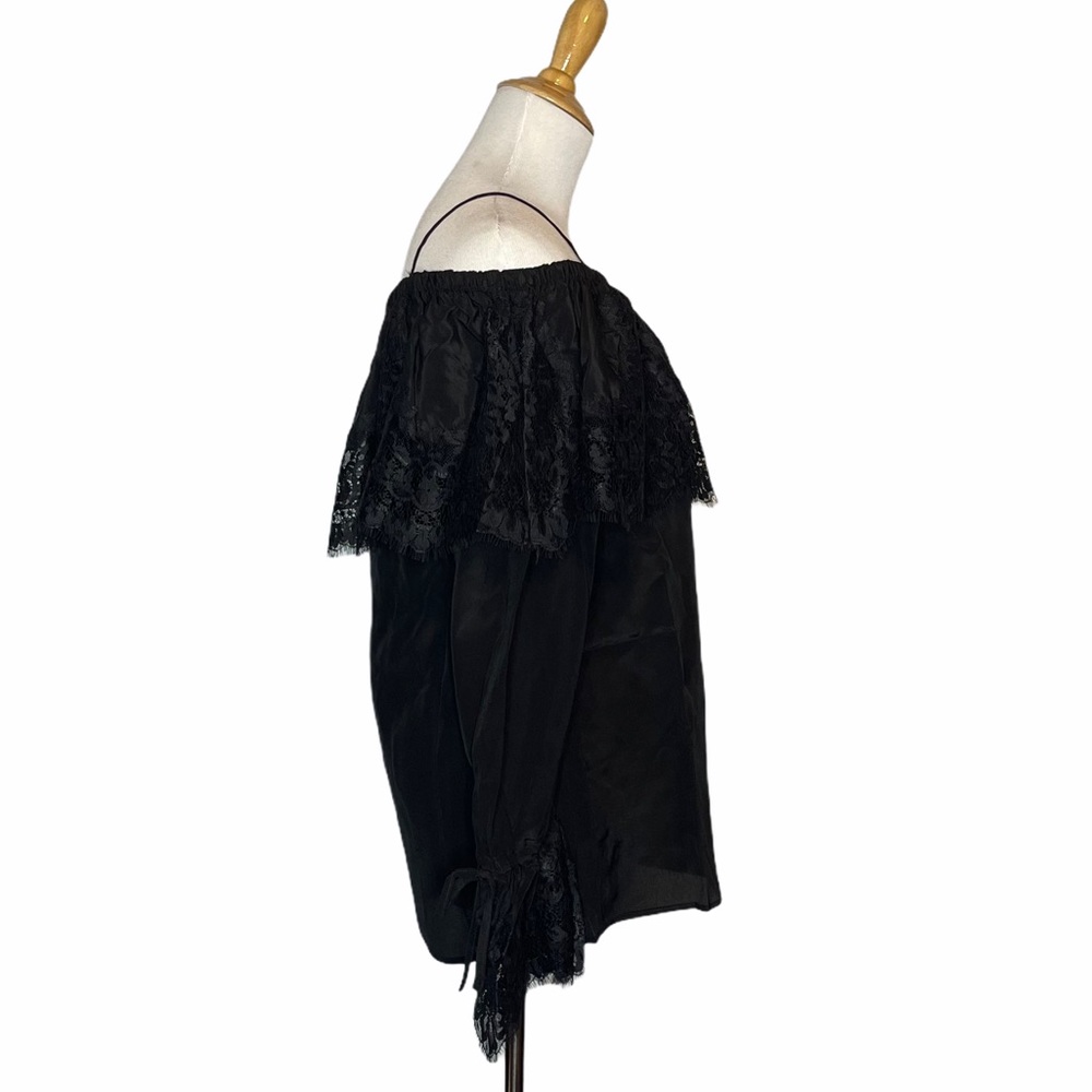 SALE Gold Hawk Cold- Shoulder Flounce Top NWT S - Picture 7 of 16